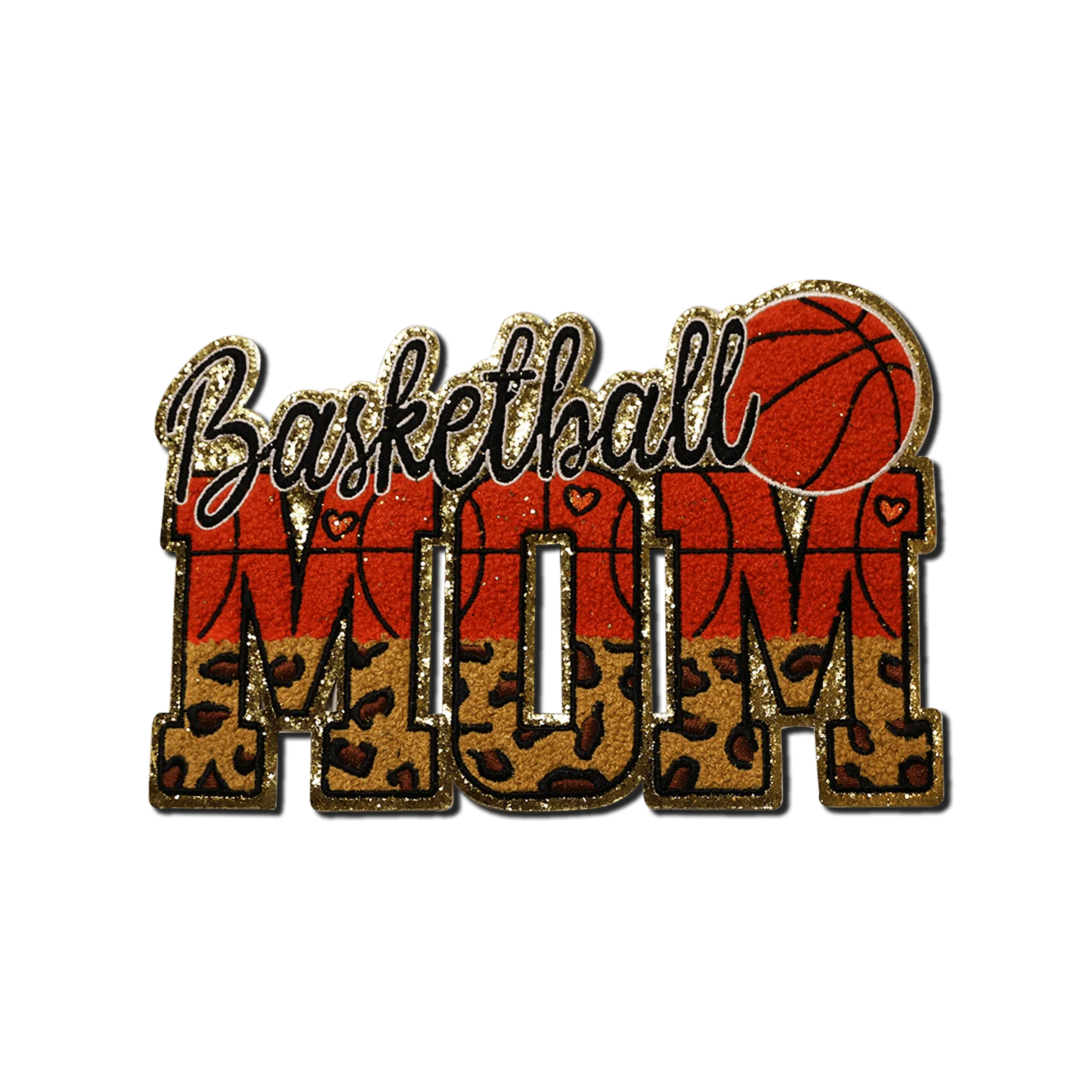 Basketball Mom Chenille Patch