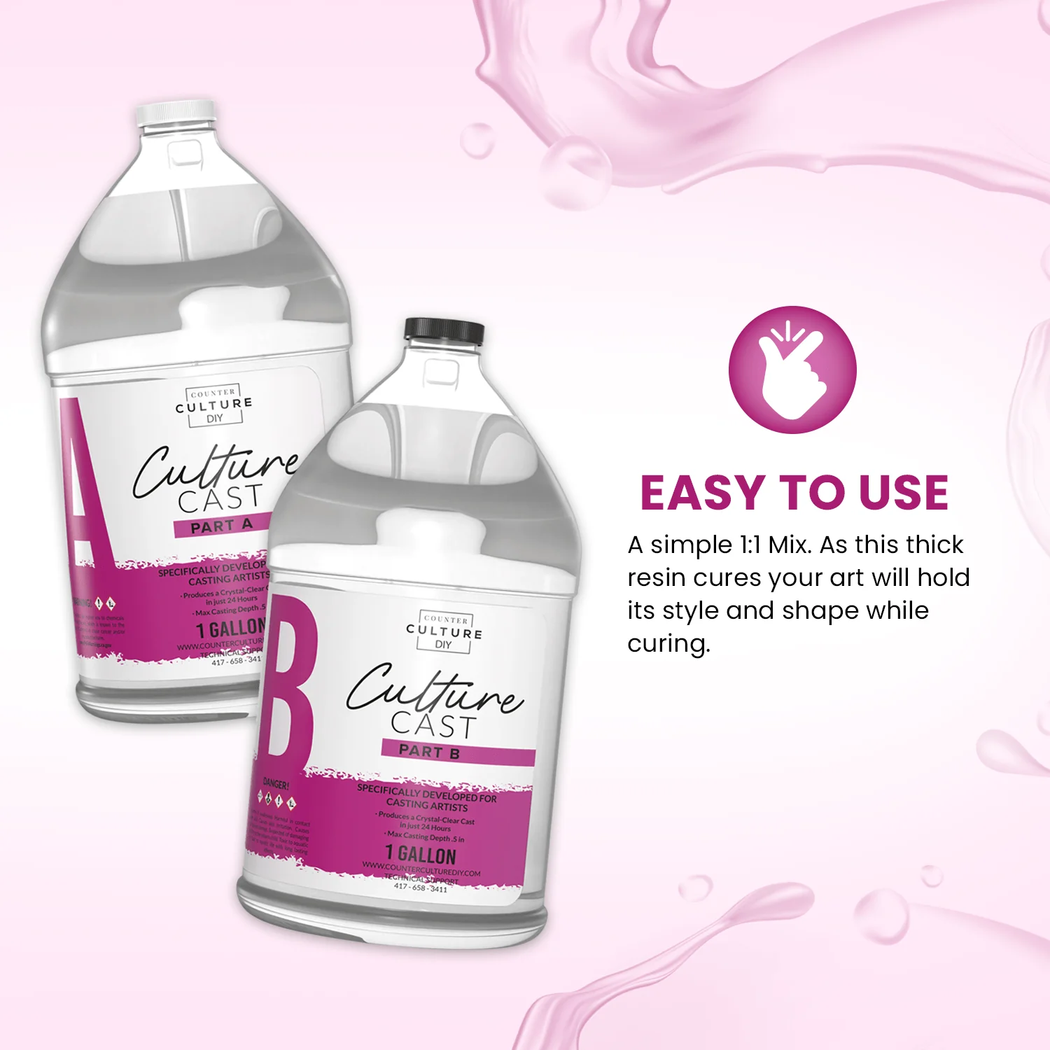 Culture Cast Casting Resin - 100% Premium Crystal Clear - Image 8