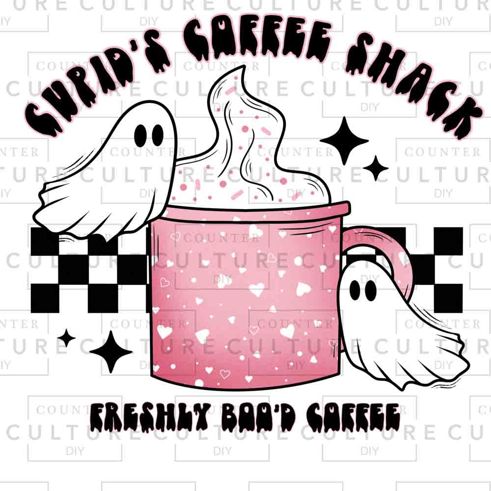 Cupids coffee shack DTF Transfer