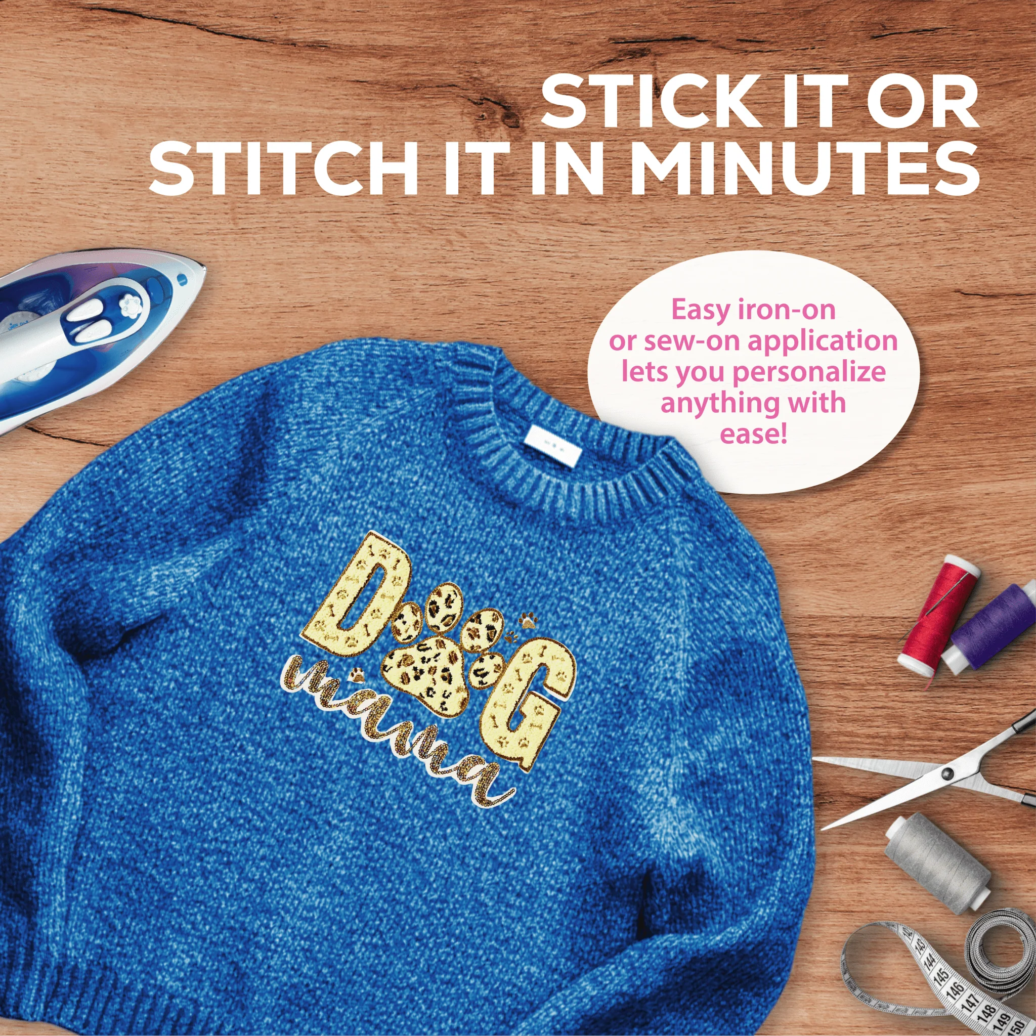 Dog Mama Chenille Patch - Image 6