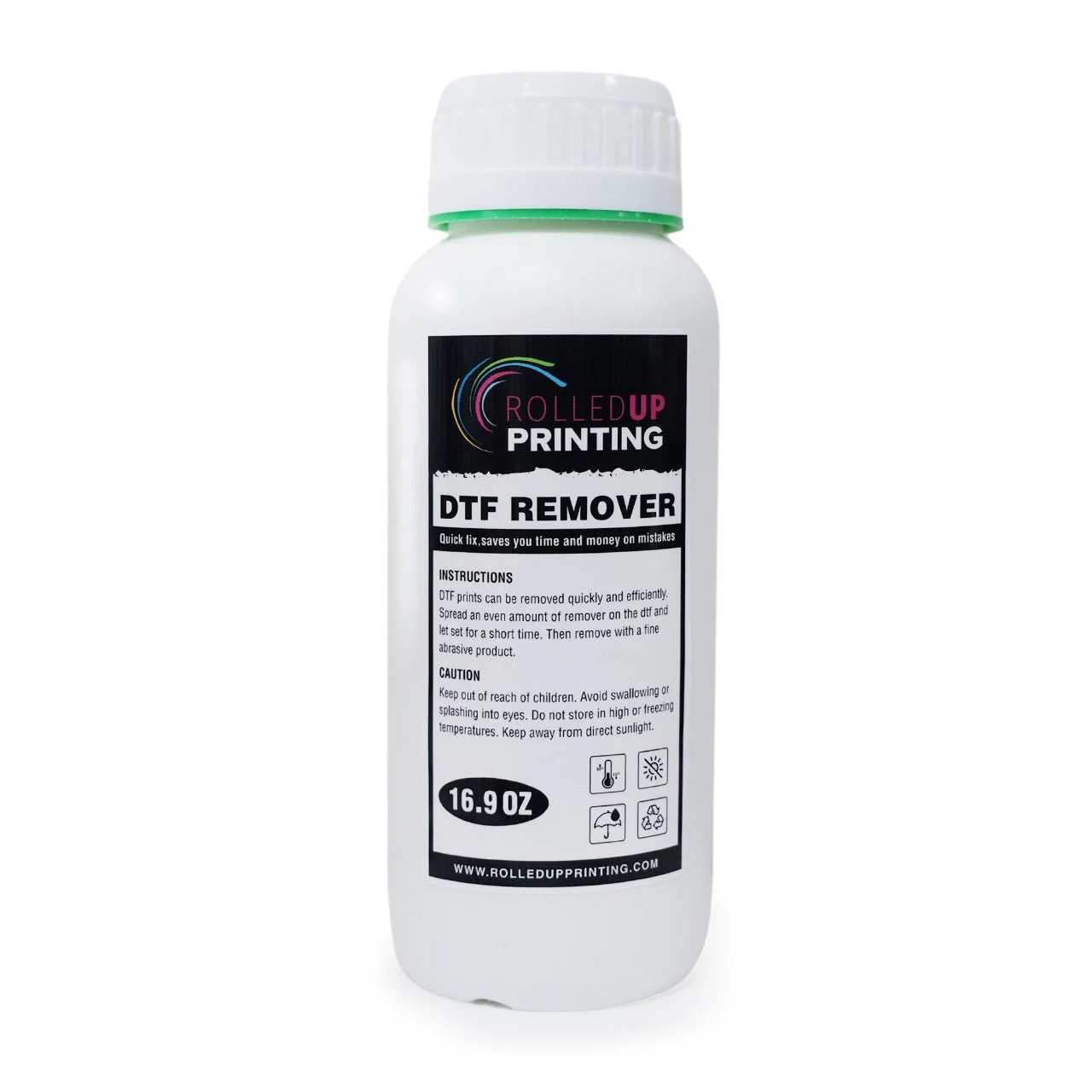 DTF Remover - 16.9 fl oz | Rolled-Up Printing