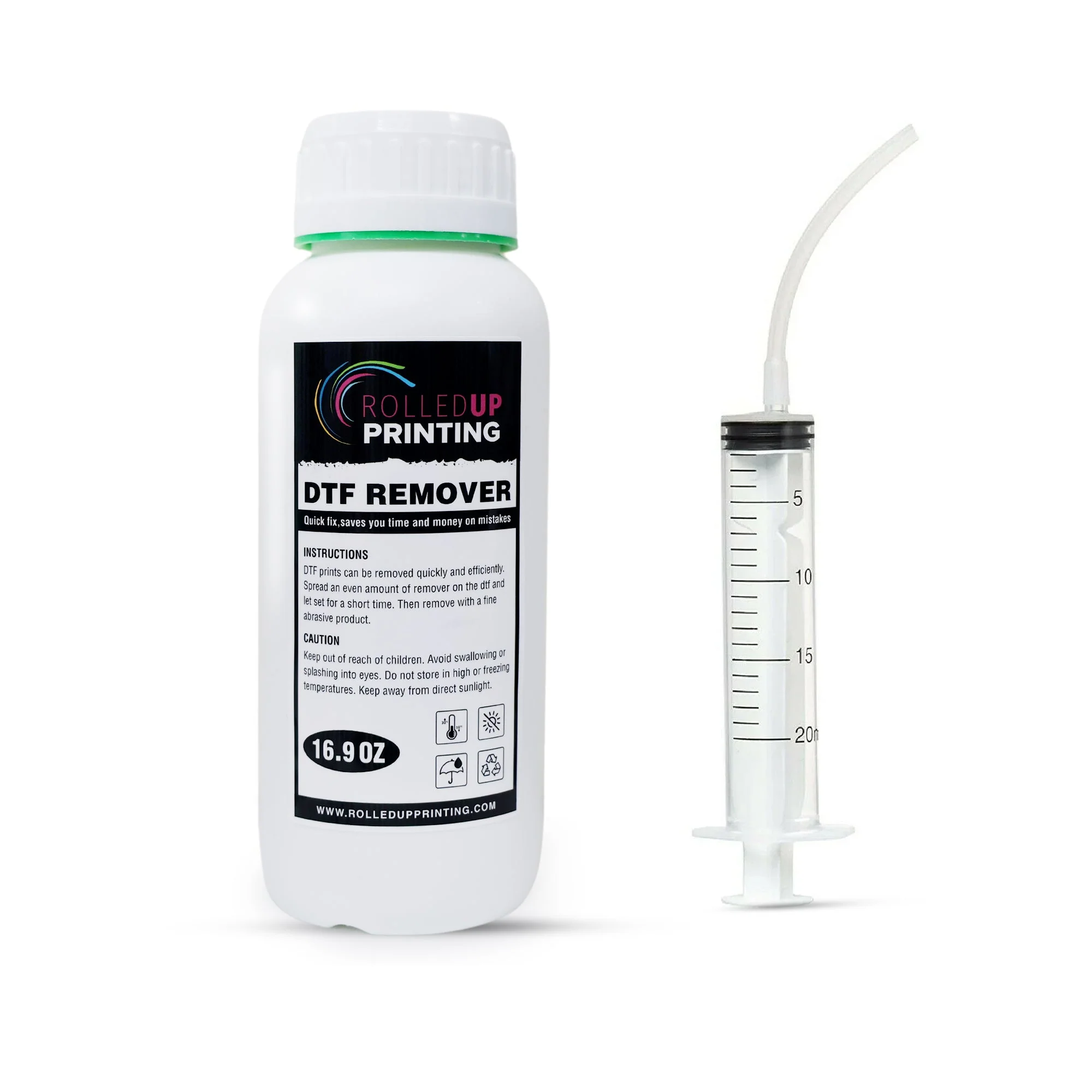 DTF Remover - 16.9 fl oz | Rolled-Up Printing - Image 2