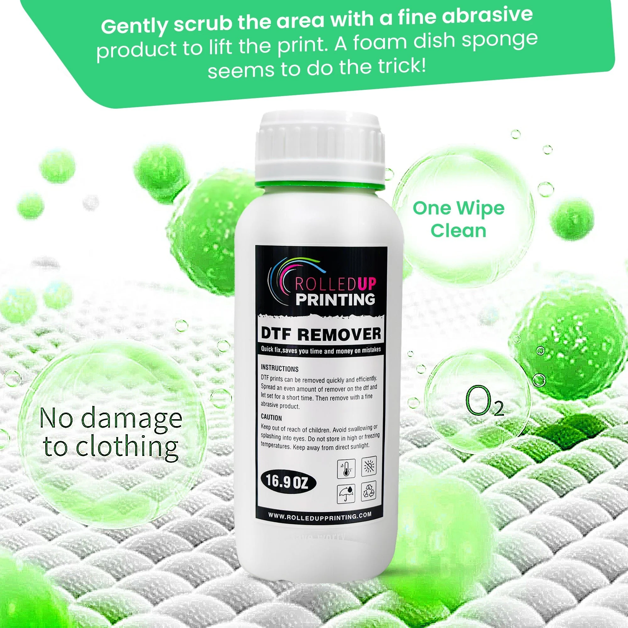 DTF Remover - 16.9 fl oz | Rolled-Up Printing - Image 7