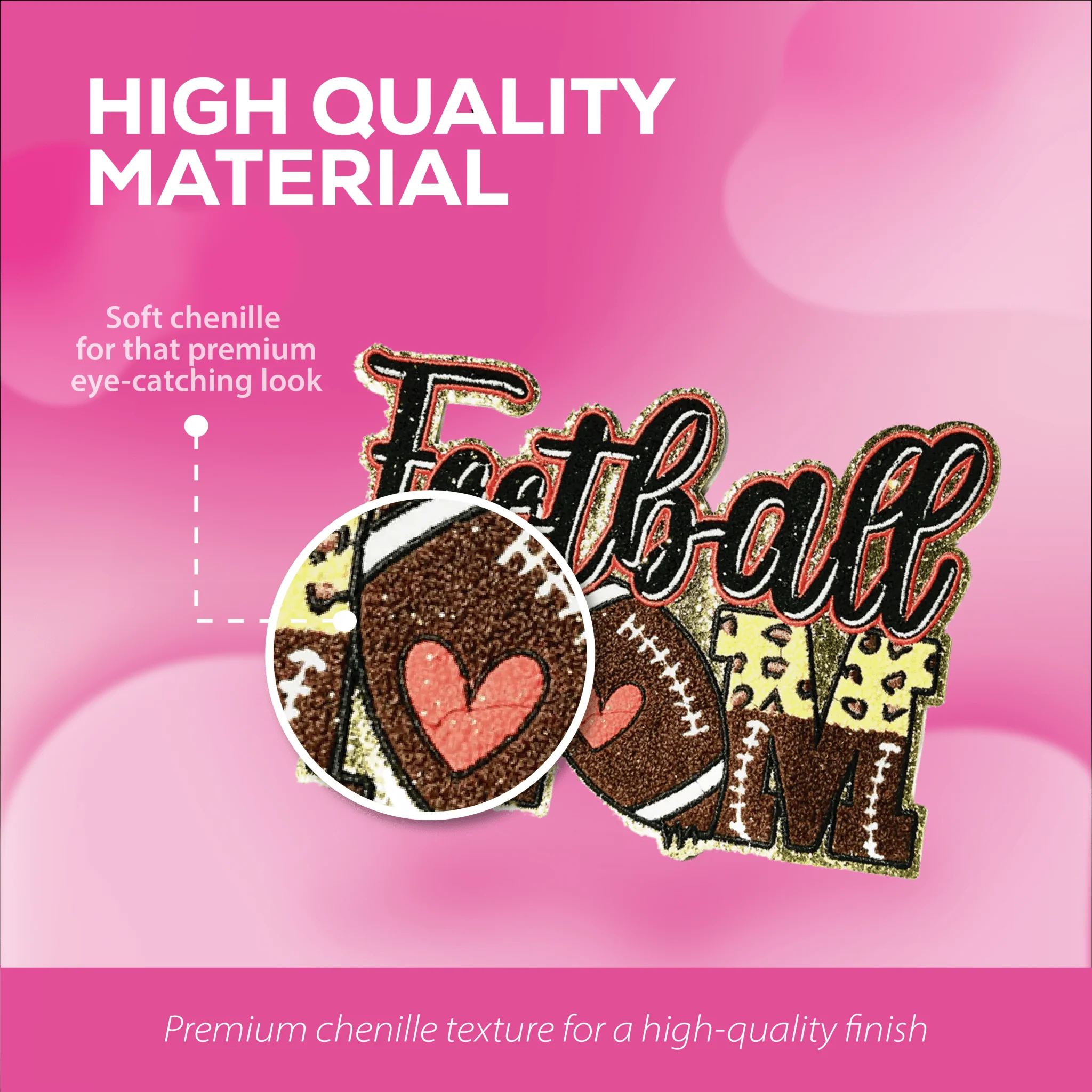 Football Mom Patch - Image 3