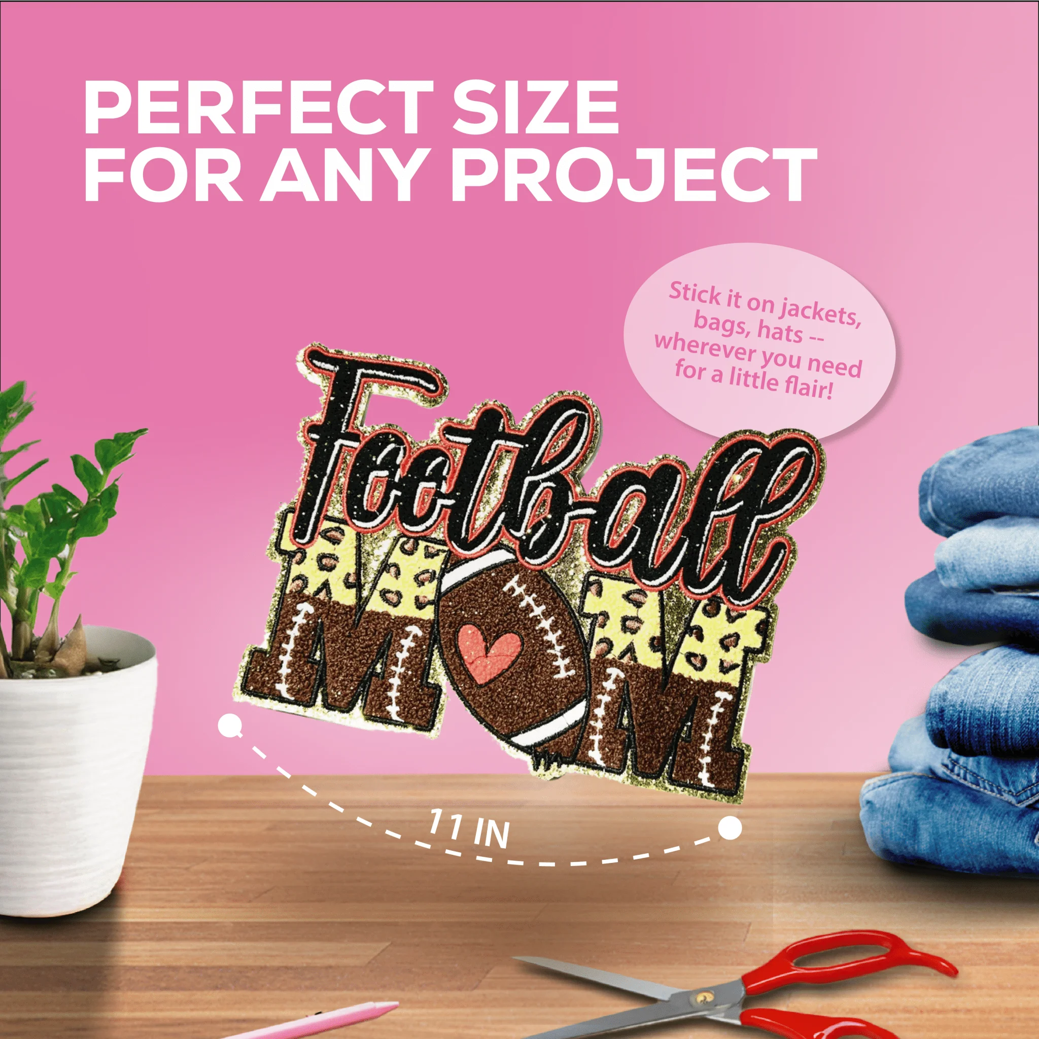 Football Mom Patch - Image 4