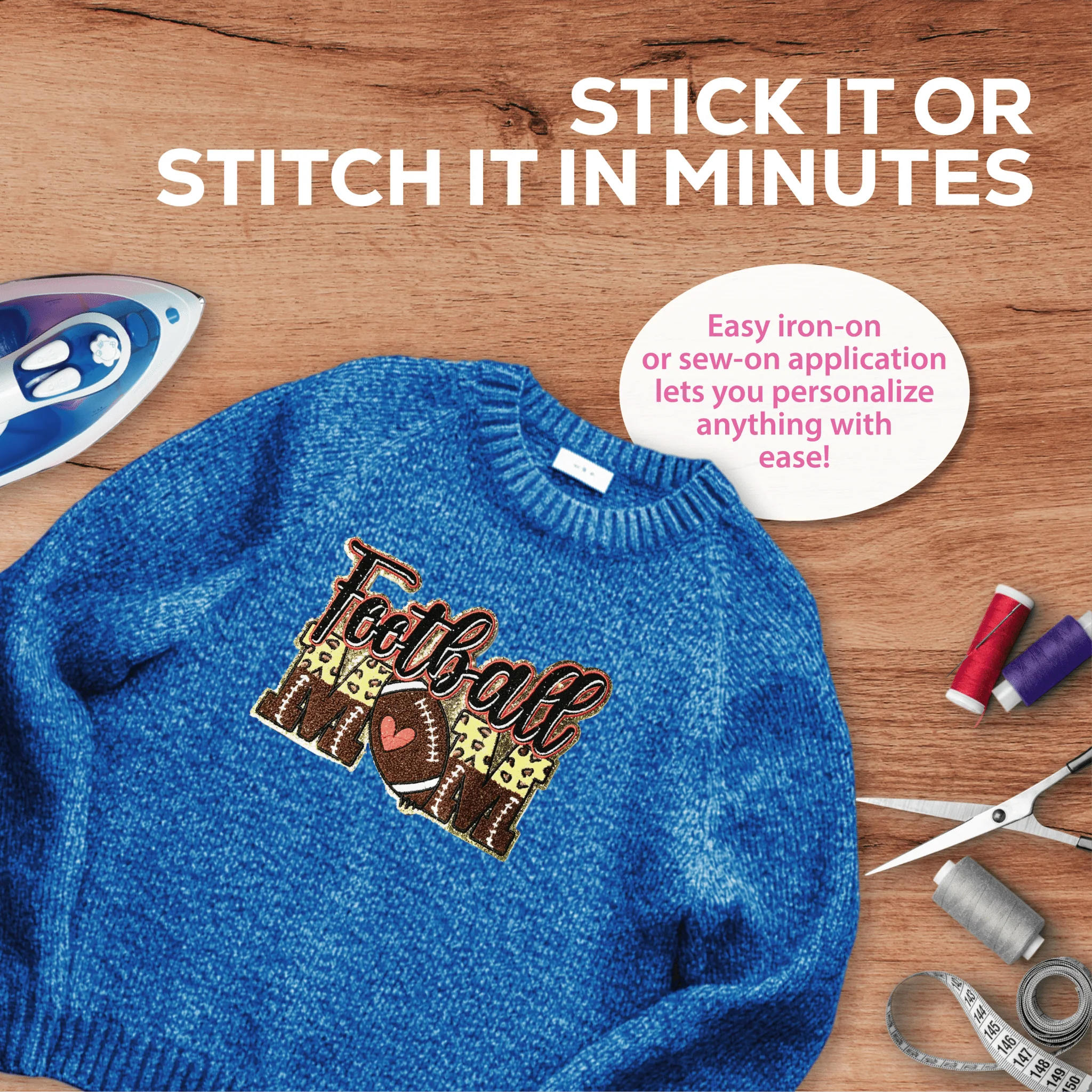 Football Mom Patch - Image 7