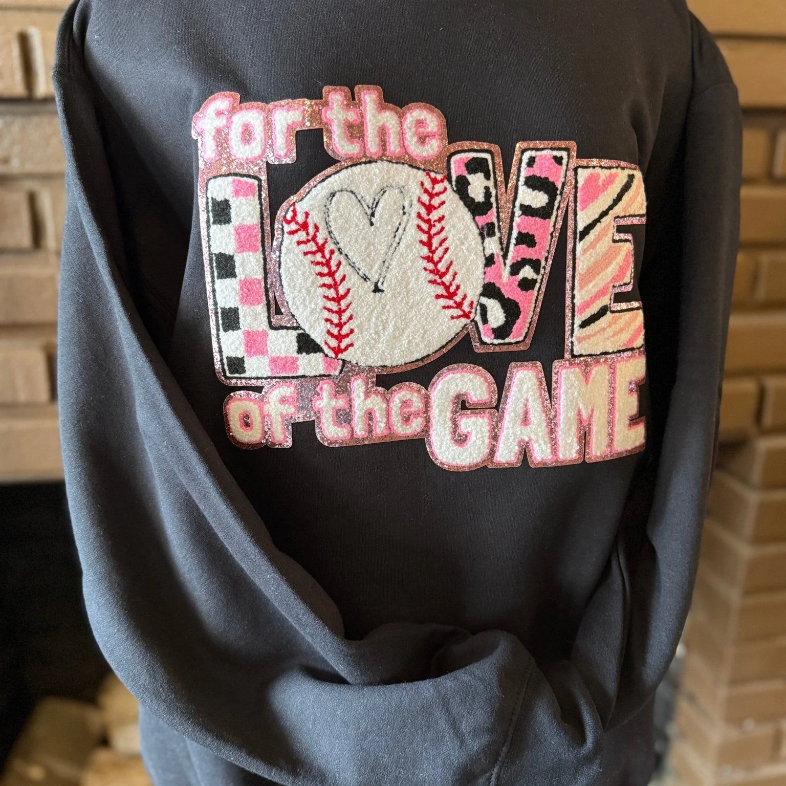 "for the LOVE of the Game" Baseball theme Patch - Image 2