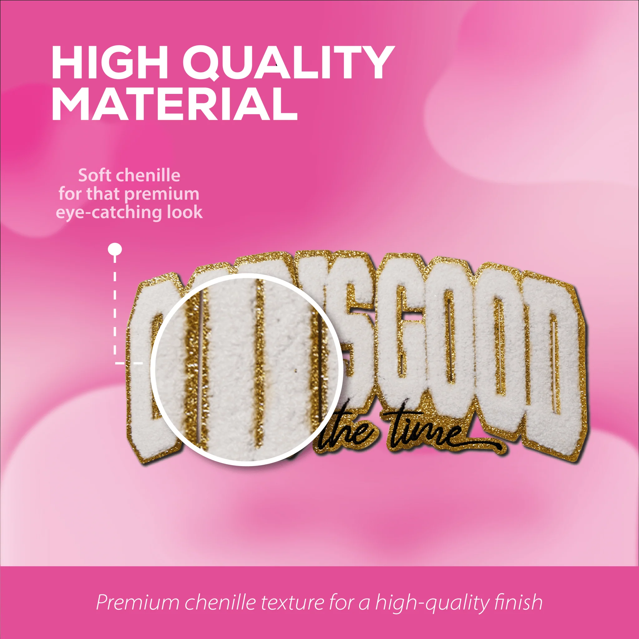 "God is Good" Chenille Patch - Image 2
