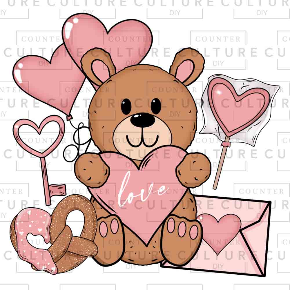Love Bear UV DTF