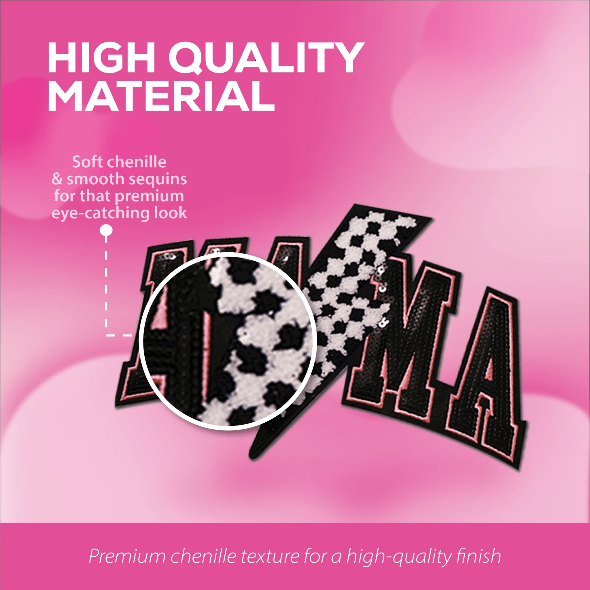 Mama Lighting Chenille Patch - Image 2