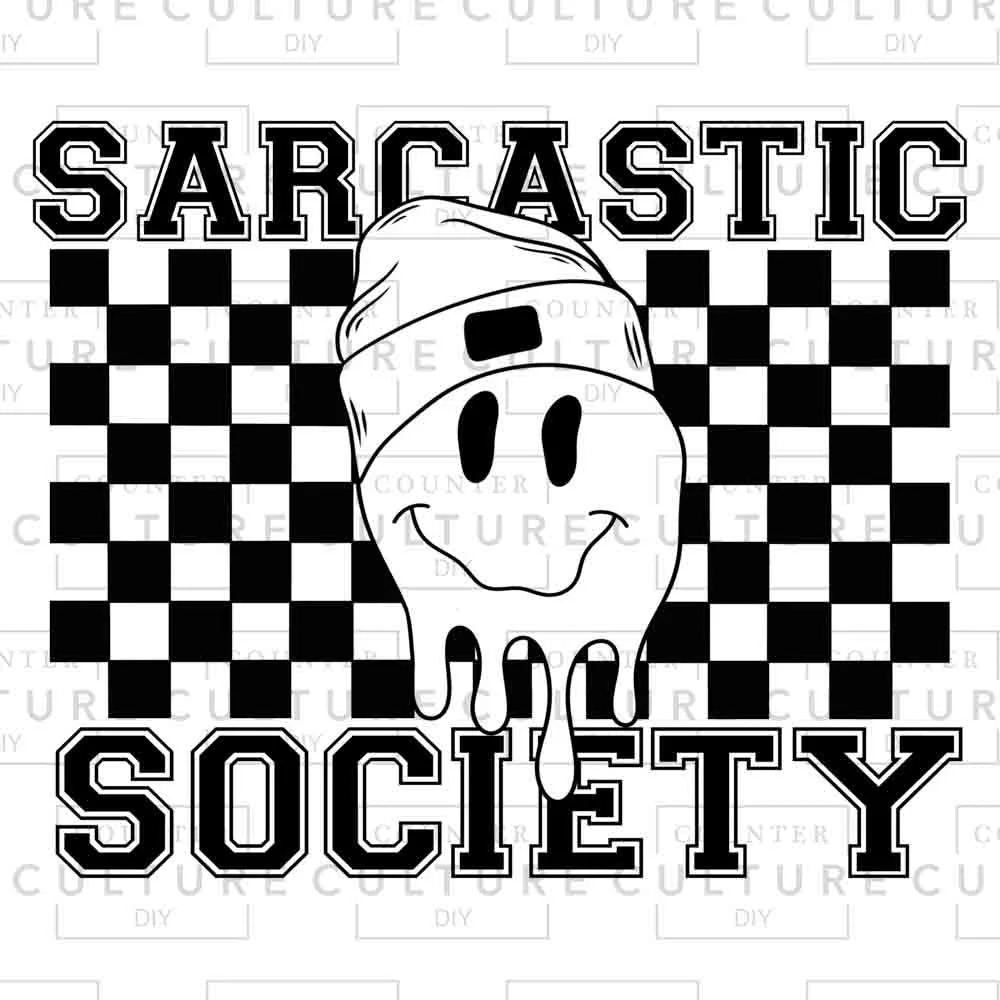 Sarcastic Society UV DTF