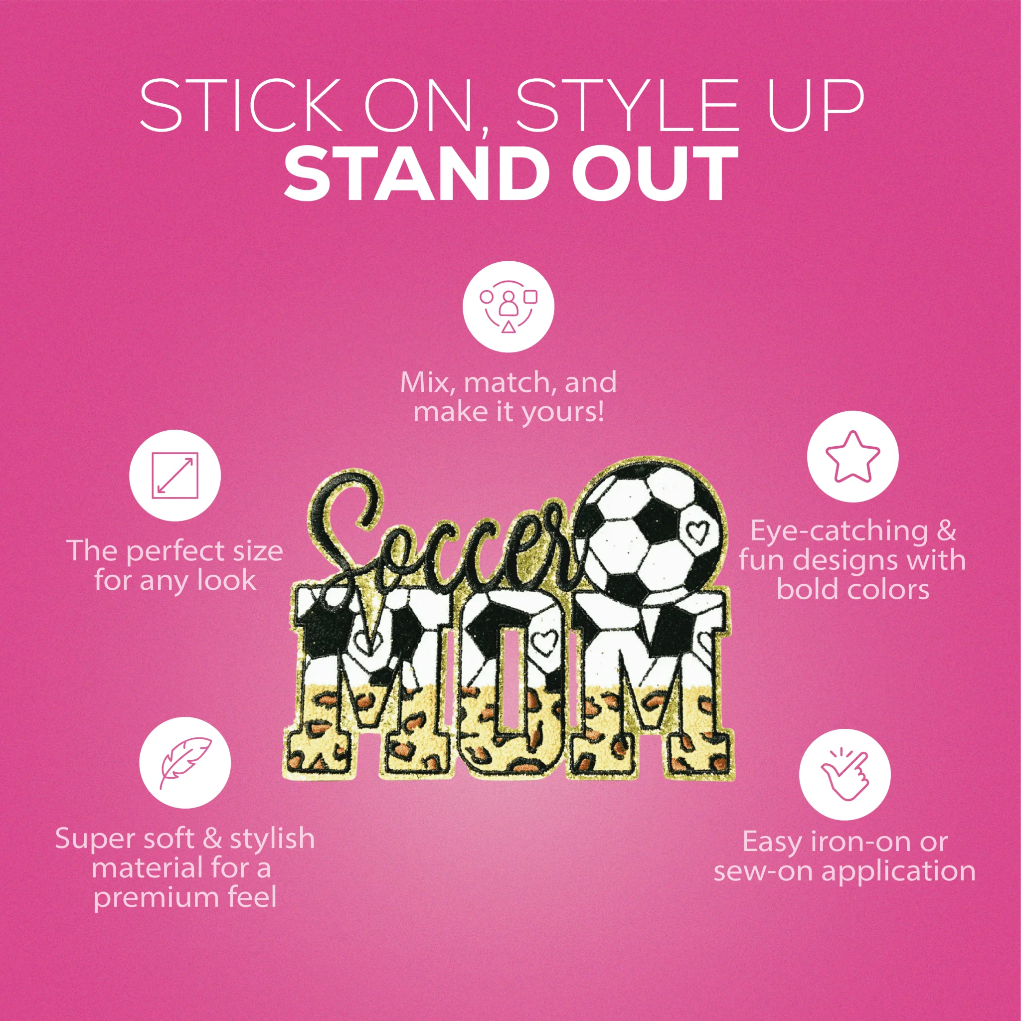 Soccer MOM Patch - Image 6