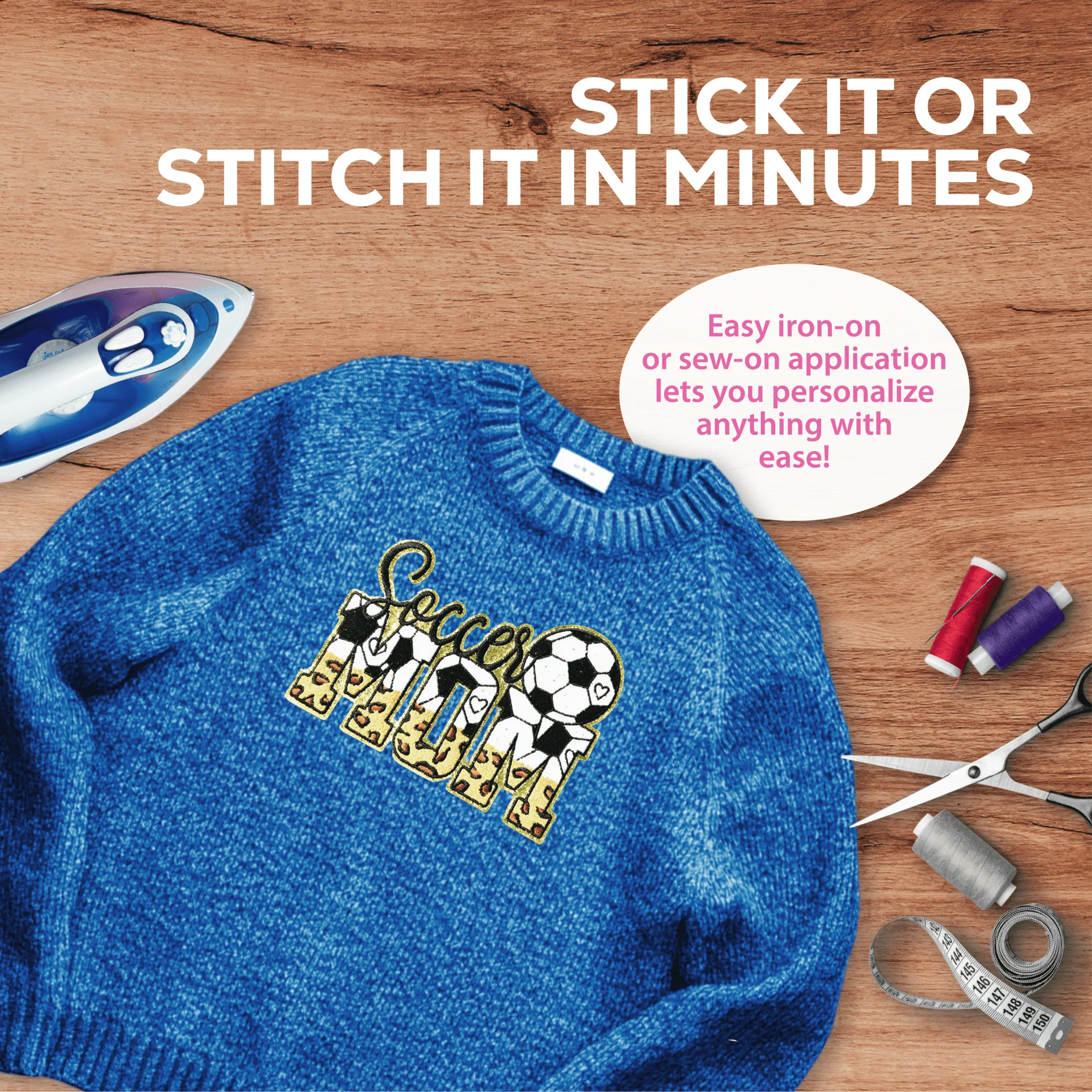 Soccer MOM Patch - Image 7