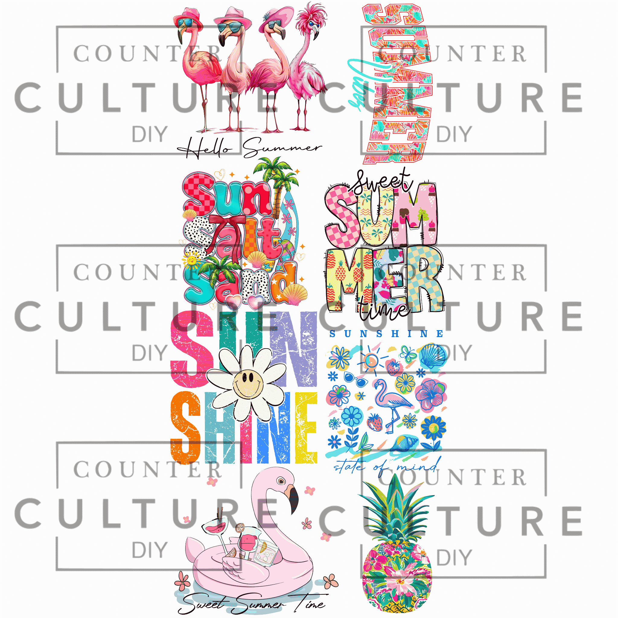 Summer - DTF Gang Sheet