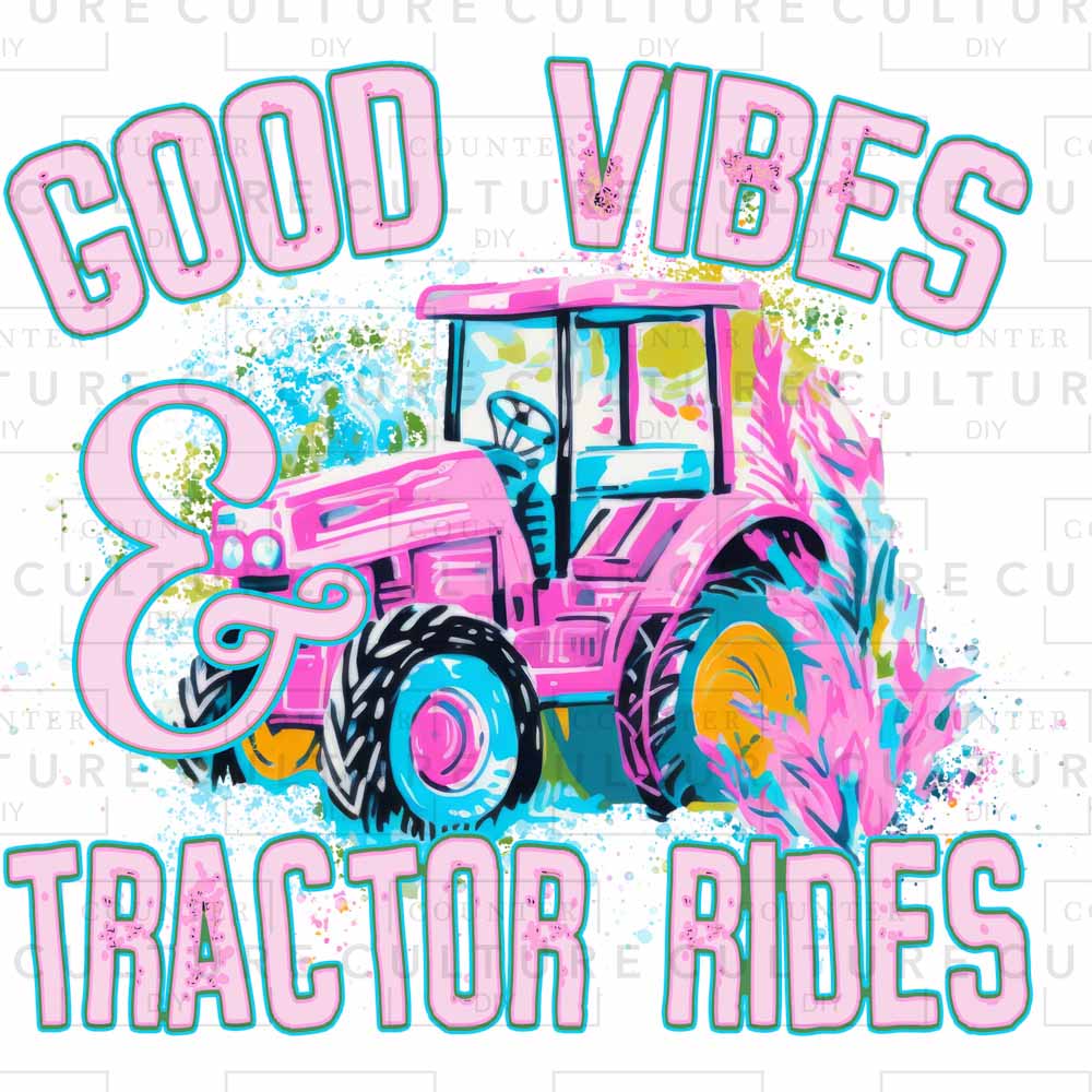 Tractor Rides DTF Transfer